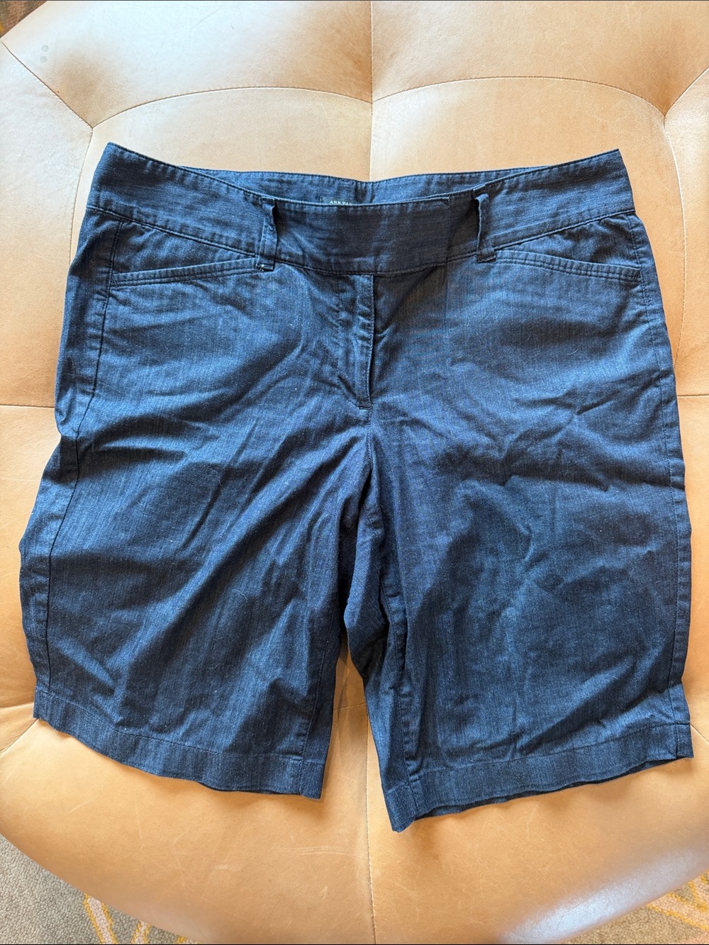 Ann Taylor Dark Navy Bermuda Shorts